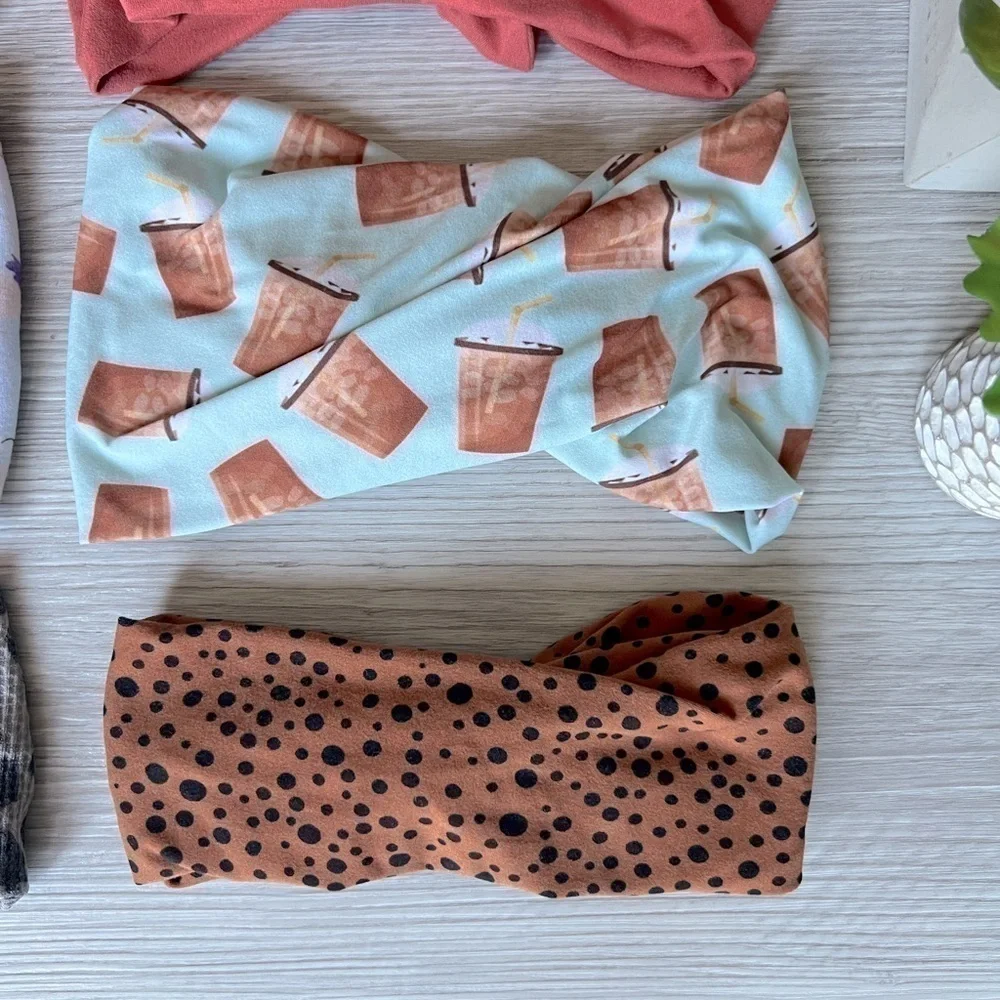 FALL headbands 8 prints and floral EUC